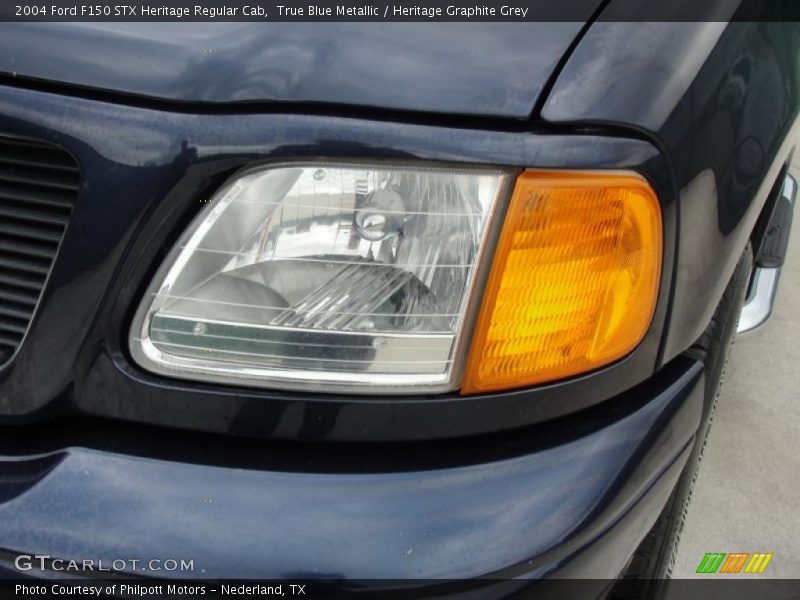 True Blue Metallic / Heritage Graphite Grey 2004 Ford F150 STX Heritage Regular Cab