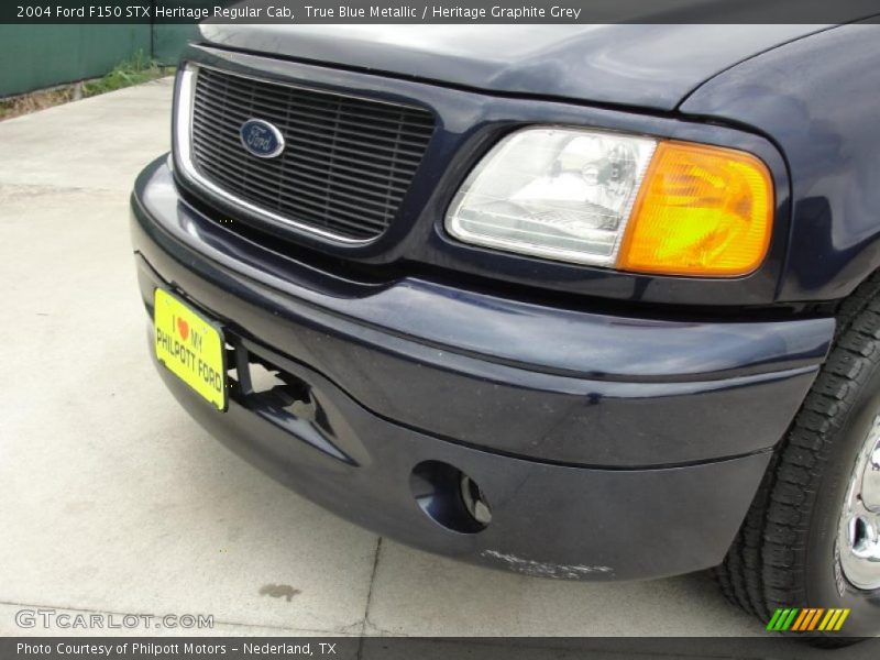 True Blue Metallic / Heritage Graphite Grey 2004 Ford F150 STX Heritage Regular Cab