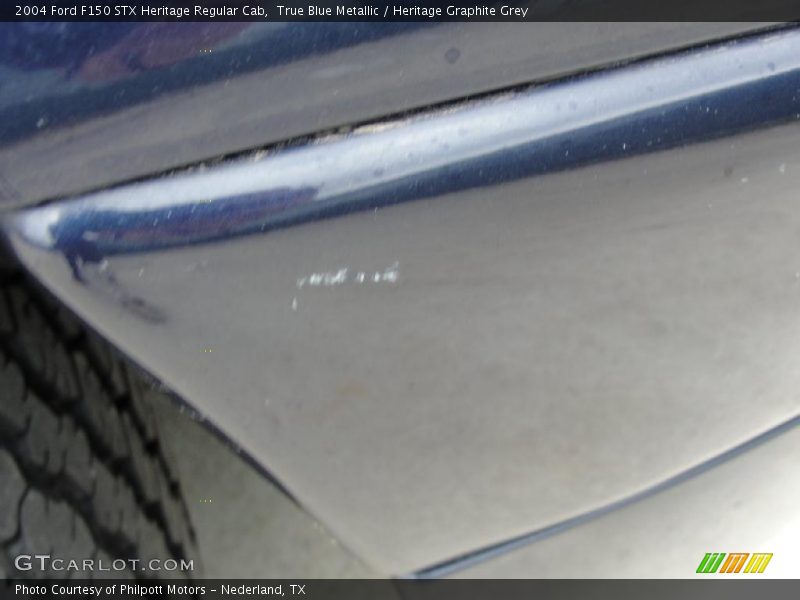 True Blue Metallic / Heritage Graphite Grey 2004 Ford F150 STX Heritage Regular Cab