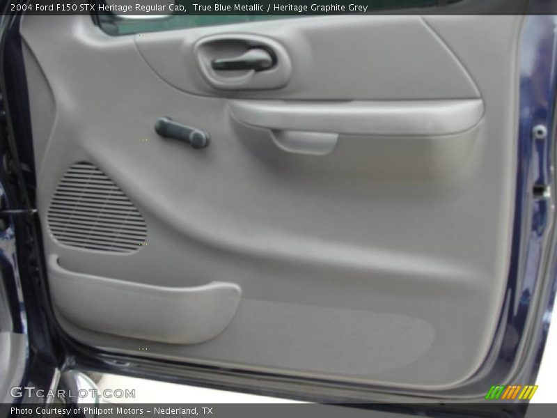 True Blue Metallic / Heritage Graphite Grey 2004 Ford F150 STX Heritage Regular Cab