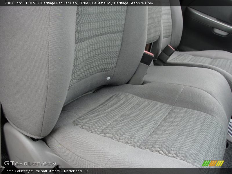 True Blue Metallic / Heritage Graphite Grey 2004 Ford F150 STX Heritage Regular Cab