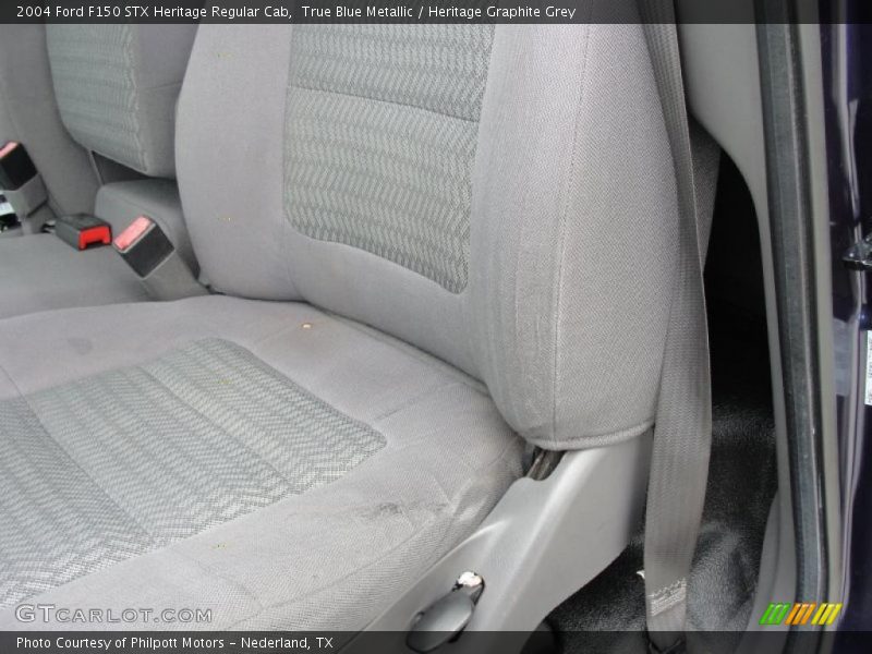 True Blue Metallic / Heritage Graphite Grey 2004 Ford F150 STX Heritage Regular Cab