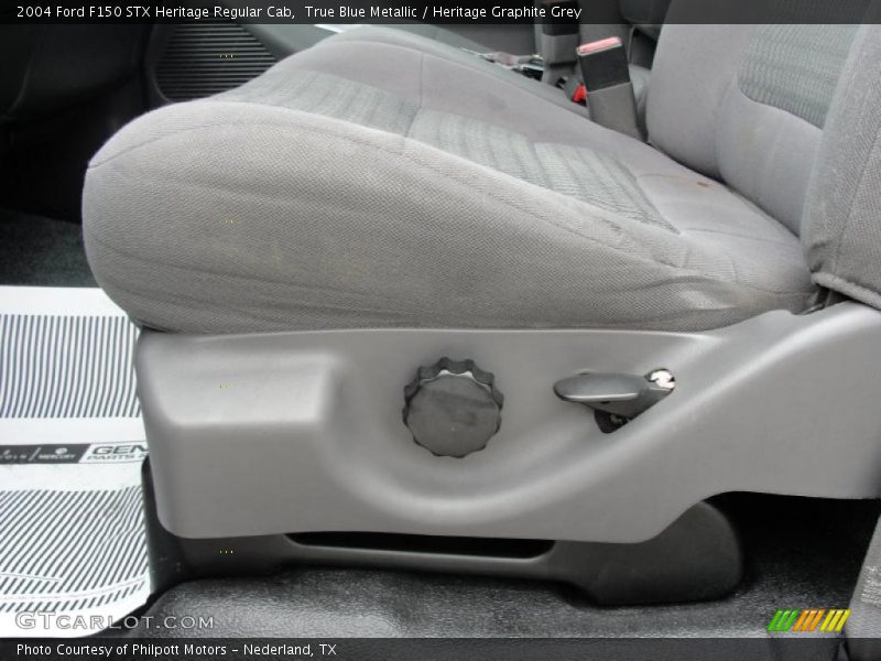 True Blue Metallic / Heritage Graphite Grey 2004 Ford F150 STX Heritage Regular Cab