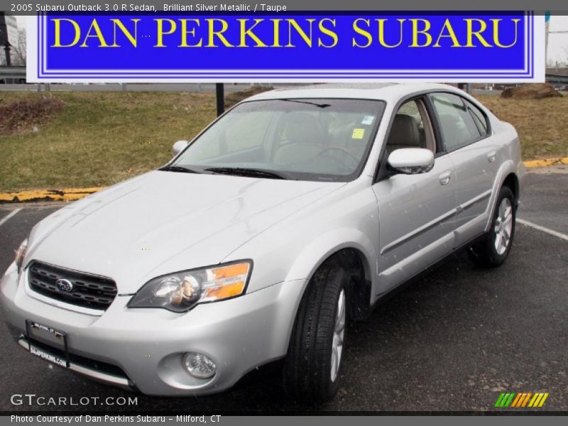 Brilliant Silver Metallic / Taupe 2005 Subaru Outback 3.0 R Sedan