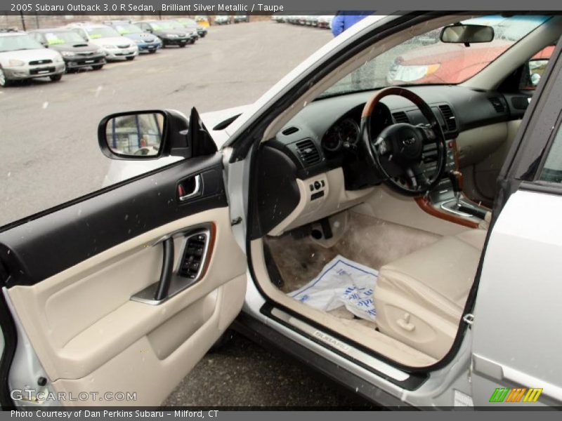 Brilliant Silver Metallic / Taupe 2005 Subaru Outback 3.0 R Sedan