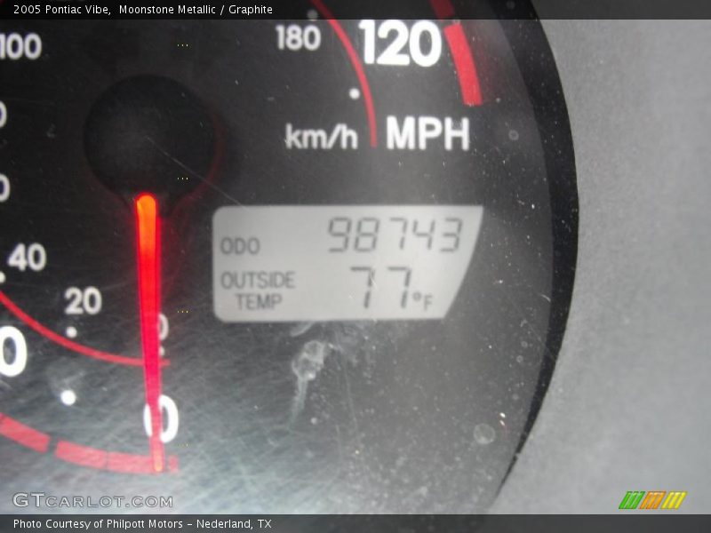 Moonstone Metallic / Graphite 2005 Pontiac Vibe