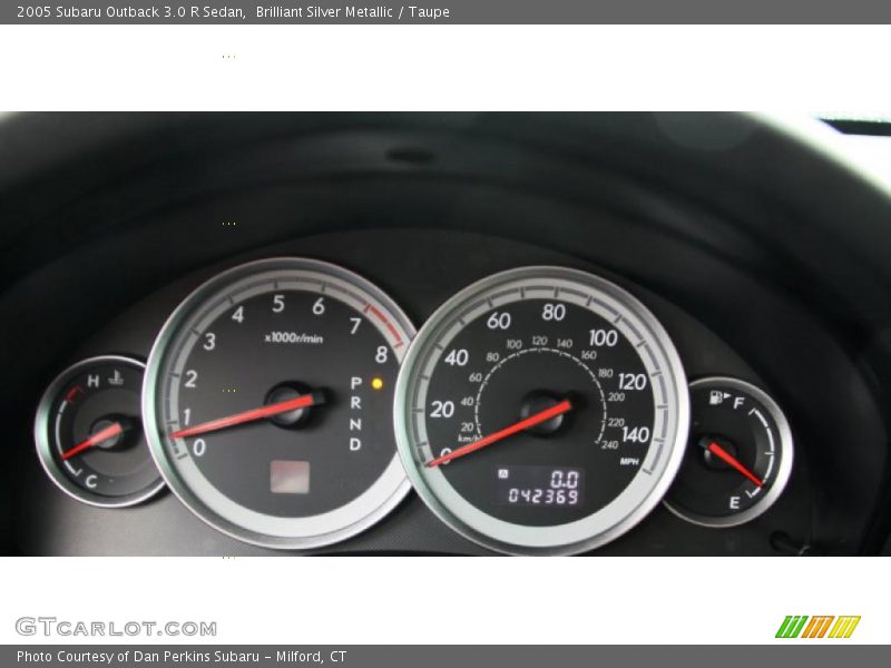  2005 Outback 3.0 R Sedan 3.0 R Sedan Gauges