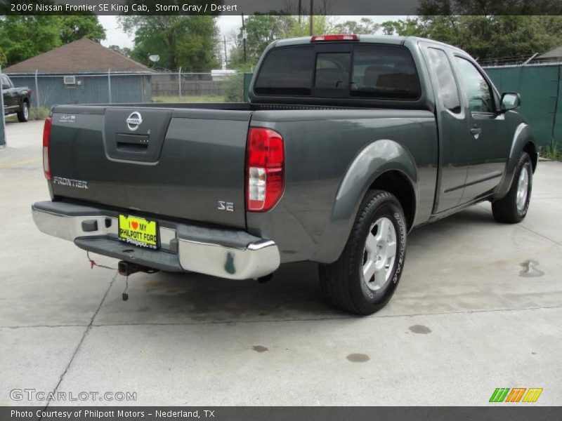 Storm Gray / Desert 2006 Nissan Frontier SE King Cab