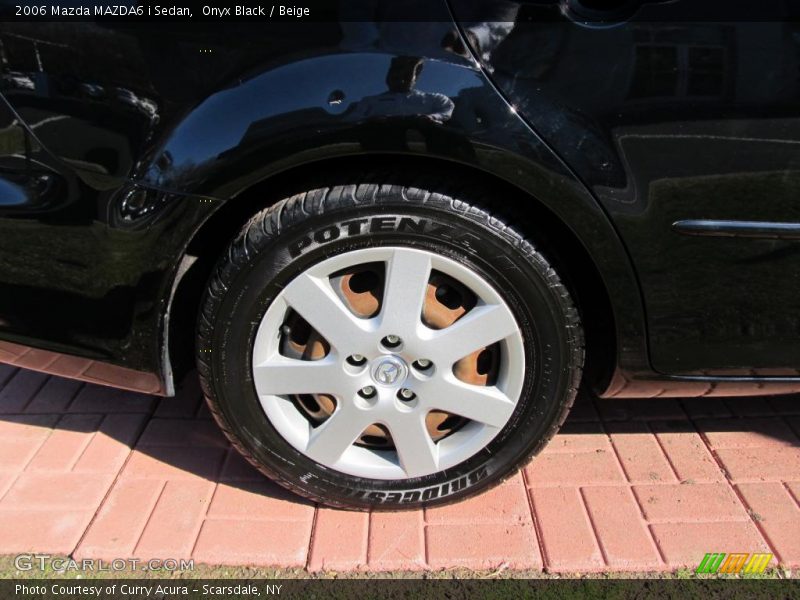 Onyx Black / Beige 2006 Mazda MAZDA6 i Sedan