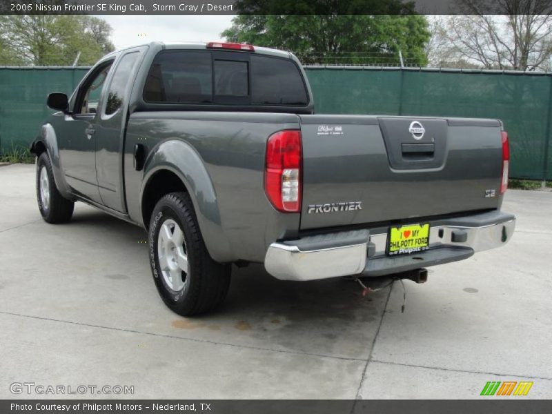 Storm Gray / Desert 2006 Nissan Frontier SE King Cab