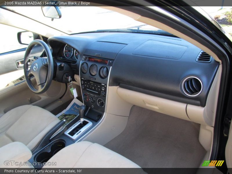 Onyx Black / Beige 2006 Mazda MAZDA6 i Sedan