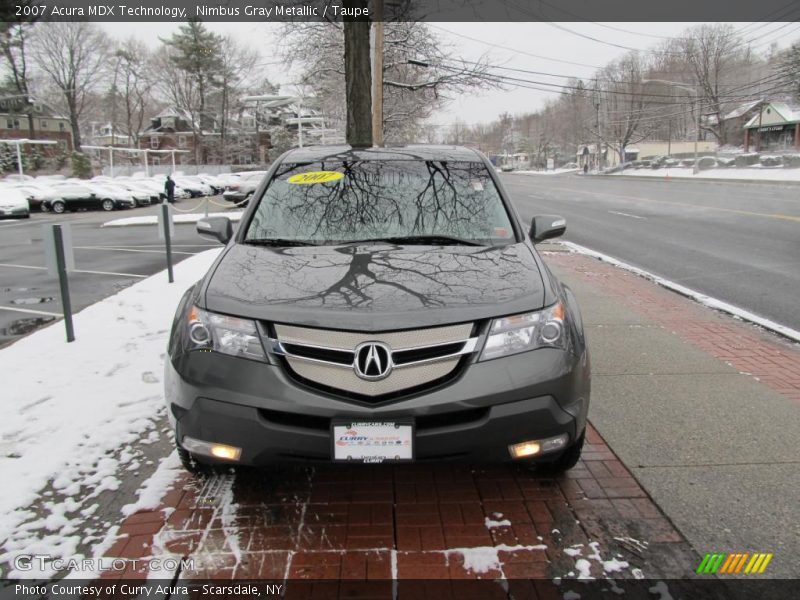 Nimbus Gray Metallic / Taupe 2007 Acura MDX Technology