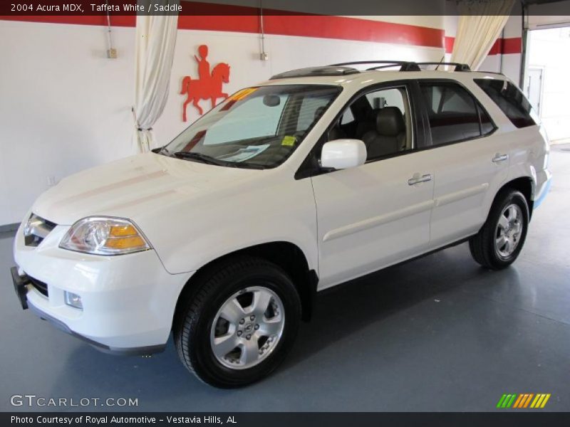 Taffeta White / Saddle 2004 Acura MDX