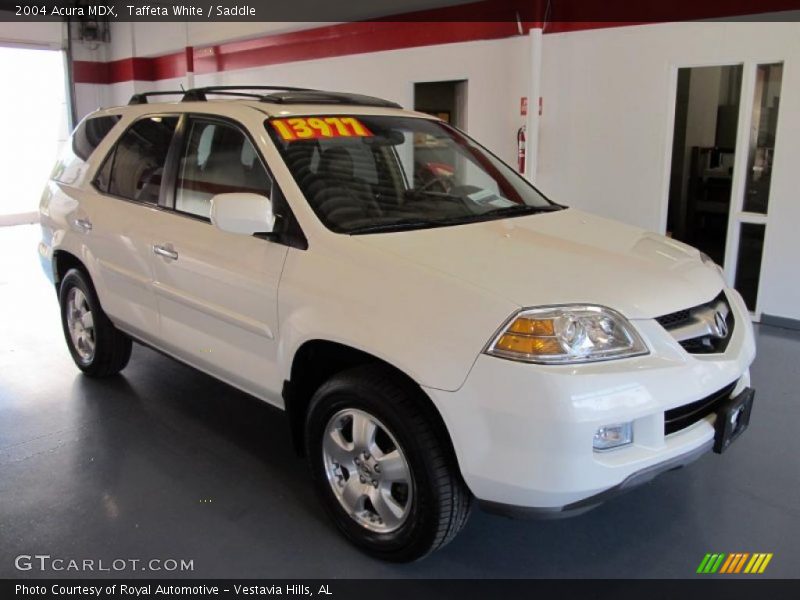Taffeta White / Saddle 2004 Acura MDX