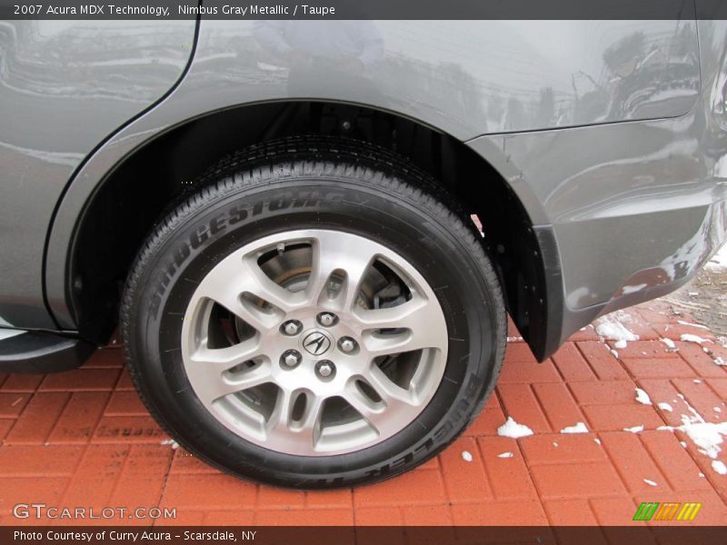 Nimbus Gray Metallic / Taupe 2007 Acura MDX Technology