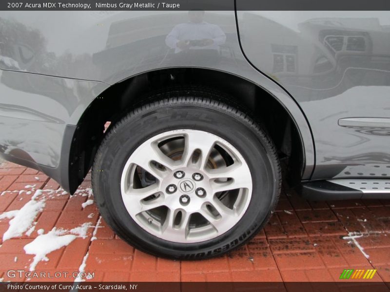 Nimbus Gray Metallic / Taupe 2007 Acura MDX Technology
