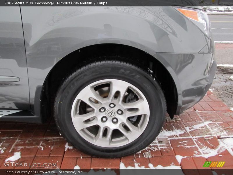 Nimbus Gray Metallic / Taupe 2007 Acura MDX Technology