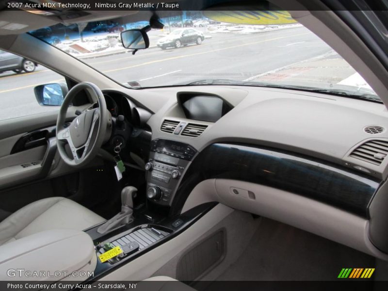 Nimbus Gray Metallic / Taupe 2007 Acura MDX Technology