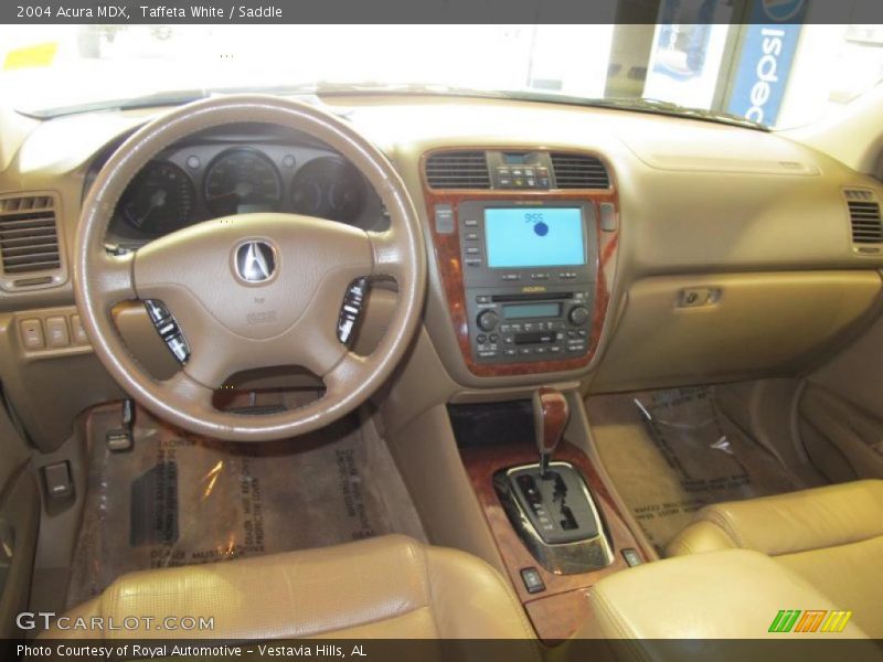 Taffeta White / Saddle 2004 Acura MDX