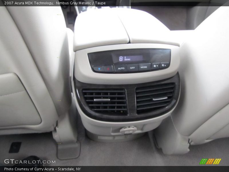 Nimbus Gray Metallic / Taupe 2007 Acura MDX Technology