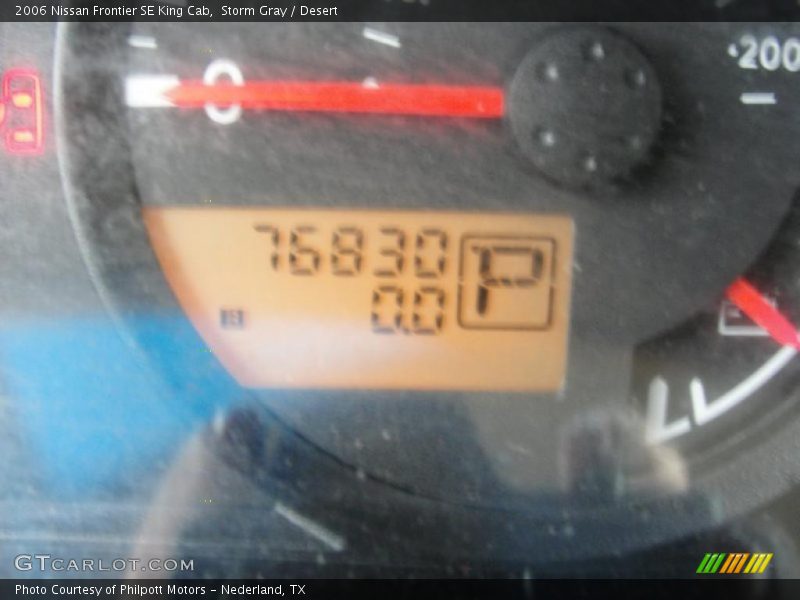 Storm Gray / Desert 2006 Nissan Frontier SE King Cab