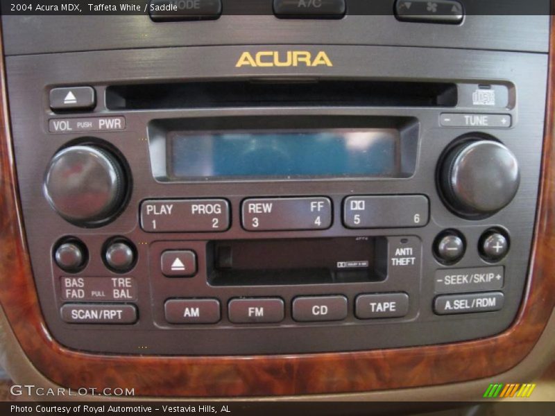 Taffeta White / Saddle 2004 Acura MDX