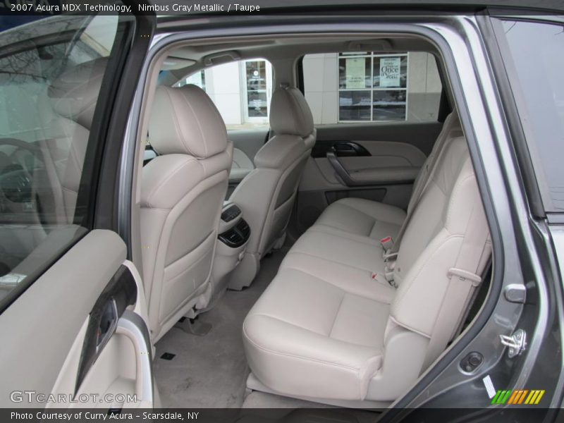 Nimbus Gray Metallic / Taupe 2007 Acura MDX Technology