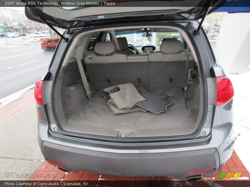 Nimbus Gray Metallic / Taupe 2007 Acura MDX Technology