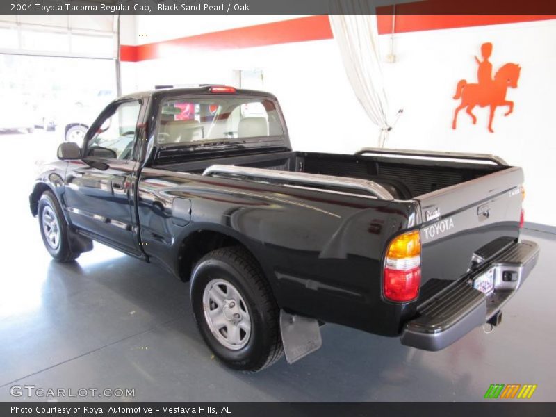 Black Sand Pearl / Oak 2004 Toyota Tacoma Regular Cab