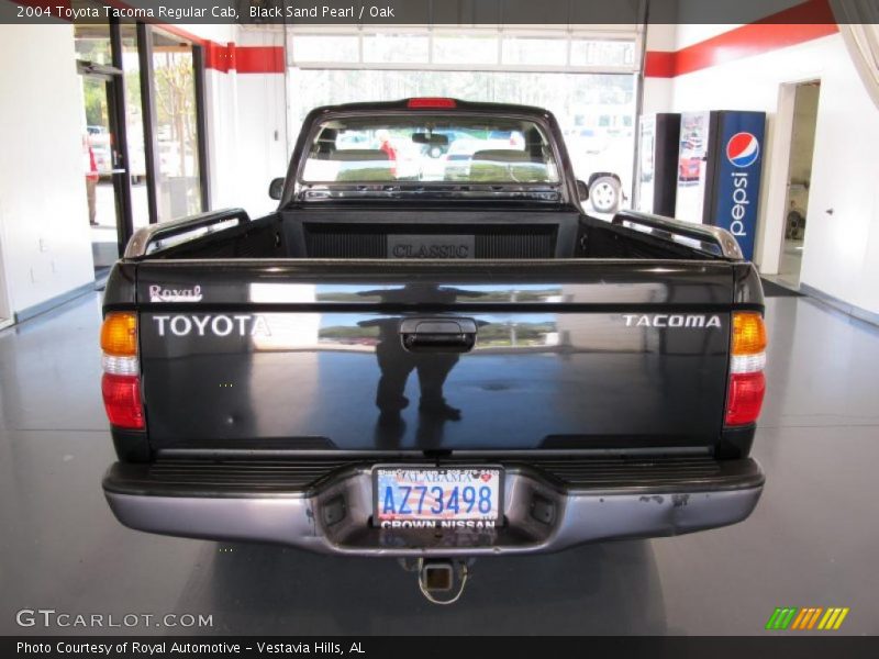 Black Sand Pearl / Oak 2004 Toyota Tacoma Regular Cab