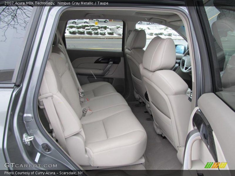 Nimbus Gray Metallic / Taupe 2007 Acura MDX Technology