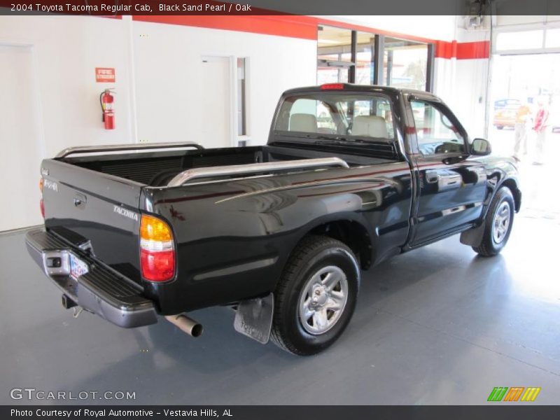 Black Sand Pearl / Oak 2004 Toyota Tacoma Regular Cab
