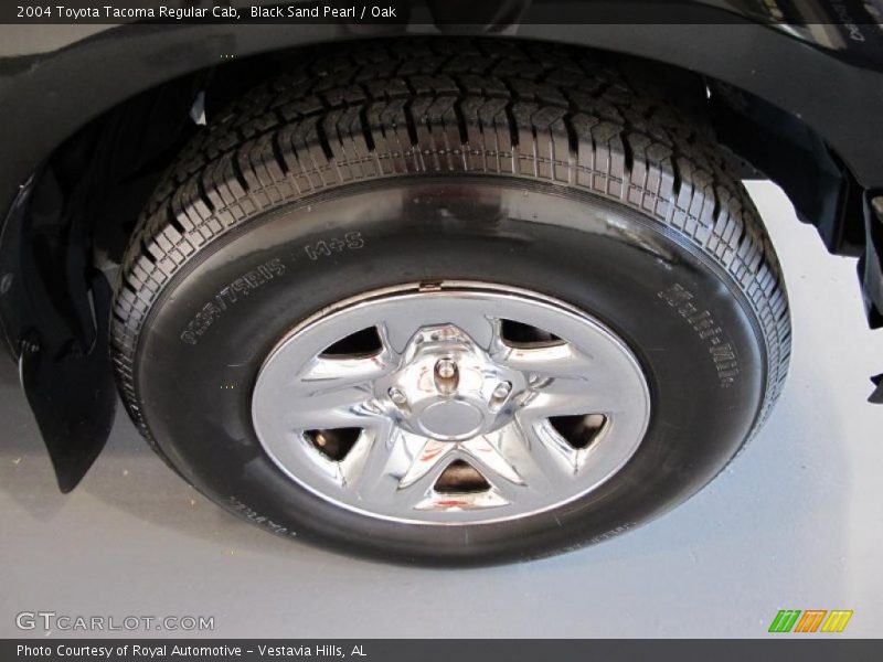 Black Sand Pearl / Oak 2004 Toyota Tacoma Regular Cab