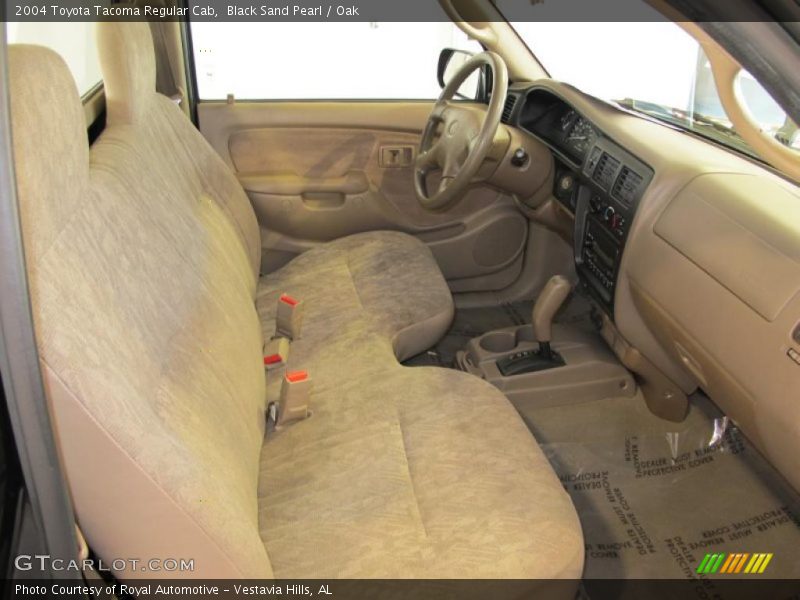 Black Sand Pearl / Oak 2004 Toyota Tacoma Regular Cab