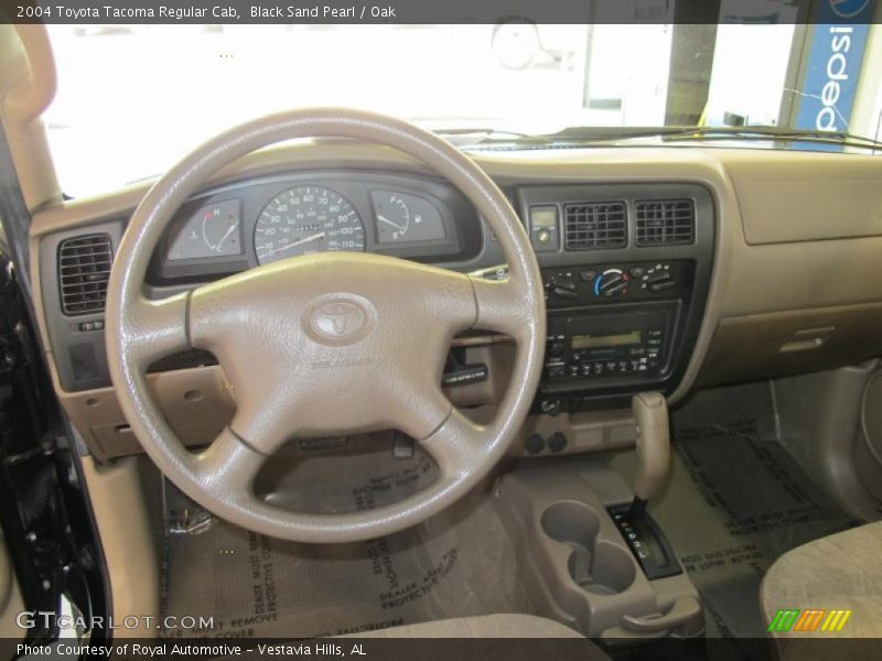 Black Sand Pearl / Oak 2004 Toyota Tacoma Regular Cab