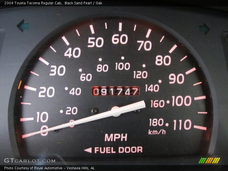 Black Sand Pearl / Oak 2004 Toyota Tacoma Regular Cab