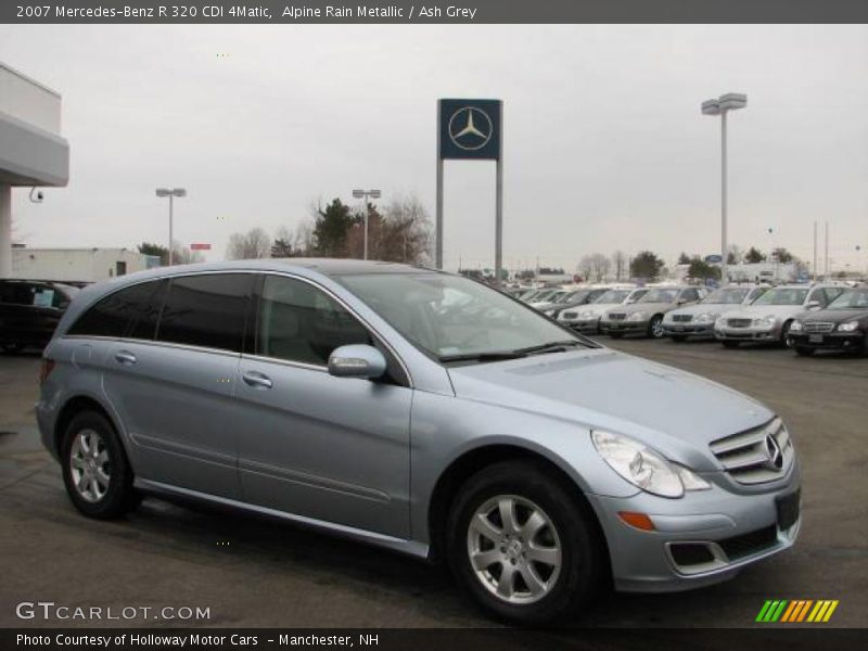 Alpine Rain Metallic / Ash Grey 2007 Mercedes-Benz R 320 CDI 4Matic