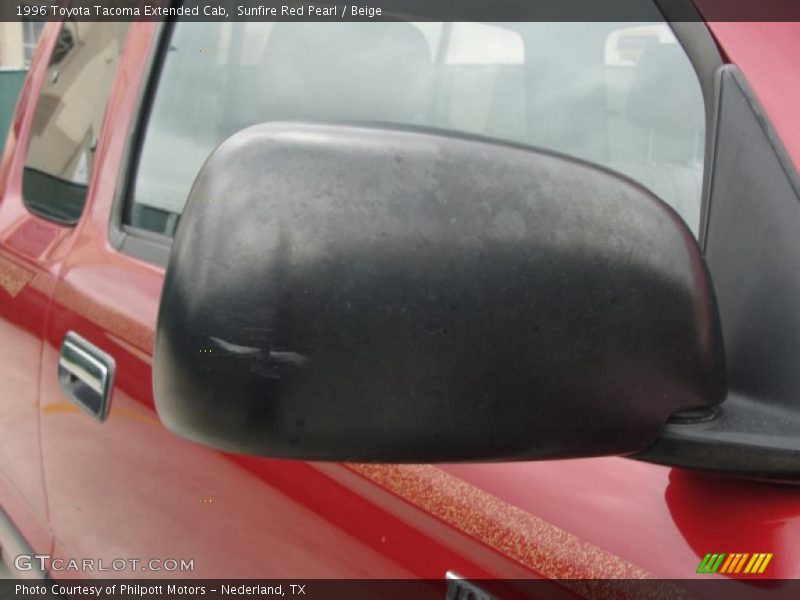 Sunfire Red Pearl / Beige 1996 Toyota Tacoma Extended Cab