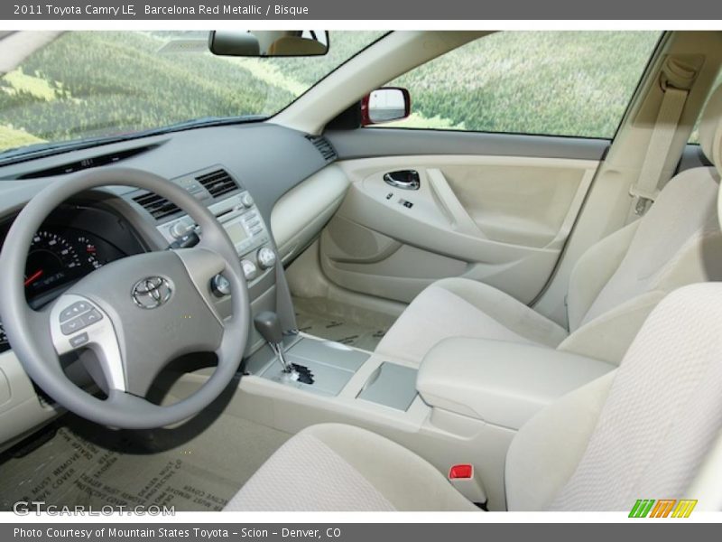 Barcelona Red Metallic / Bisque 2011 Toyota Camry LE