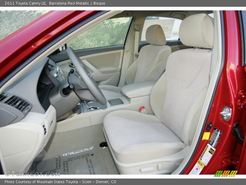 Barcelona Red Metallic / Bisque 2011 Toyota Camry LE