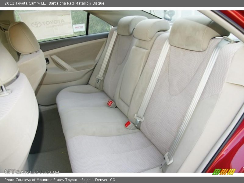 Barcelona Red Metallic / Bisque 2011 Toyota Camry LE