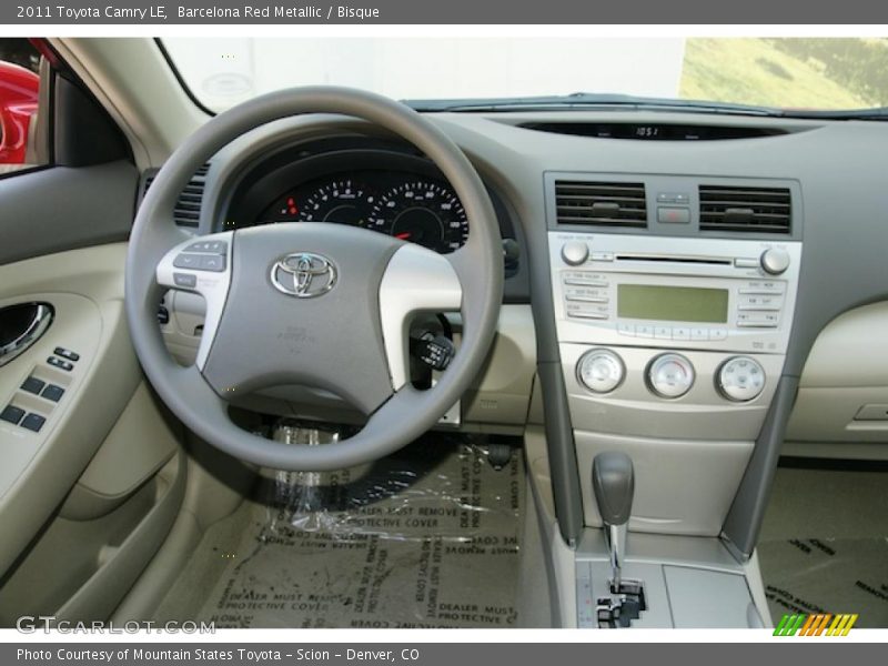 Barcelona Red Metallic / Bisque 2011 Toyota Camry LE