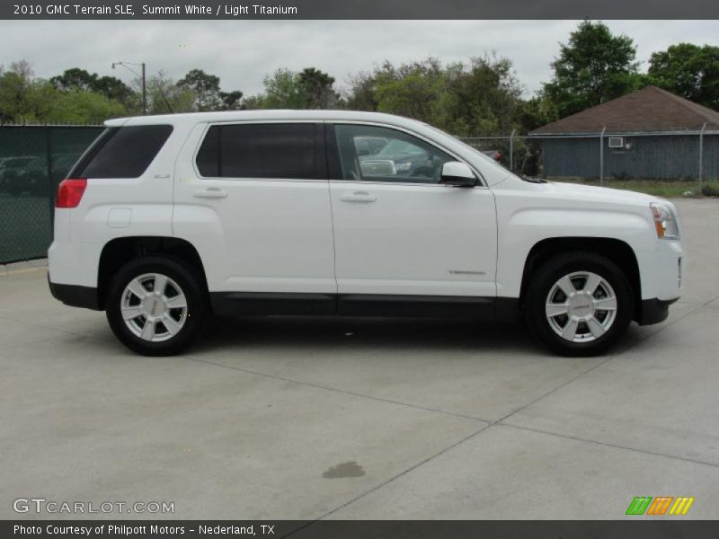Summit White / Light Titanium 2010 GMC Terrain SLE