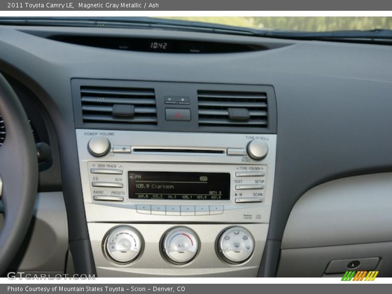Magnetic Gray Metallic / Ash 2011 Toyota Camry LE