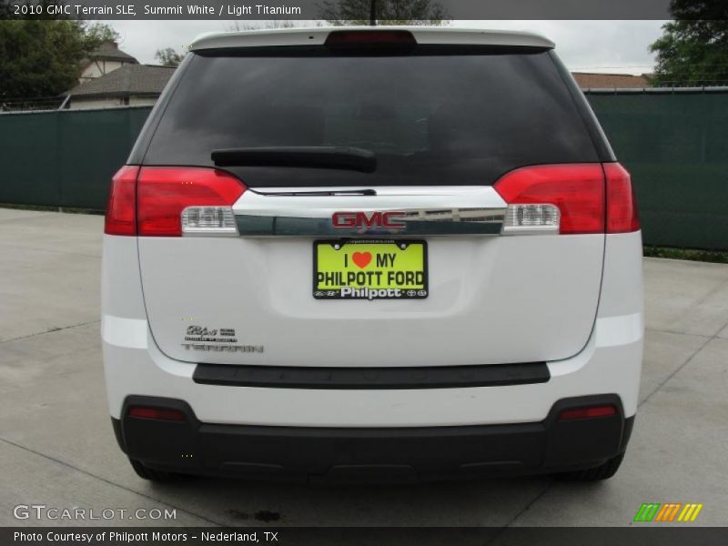 Summit White / Light Titanium 2010 GMC Terrain SLE