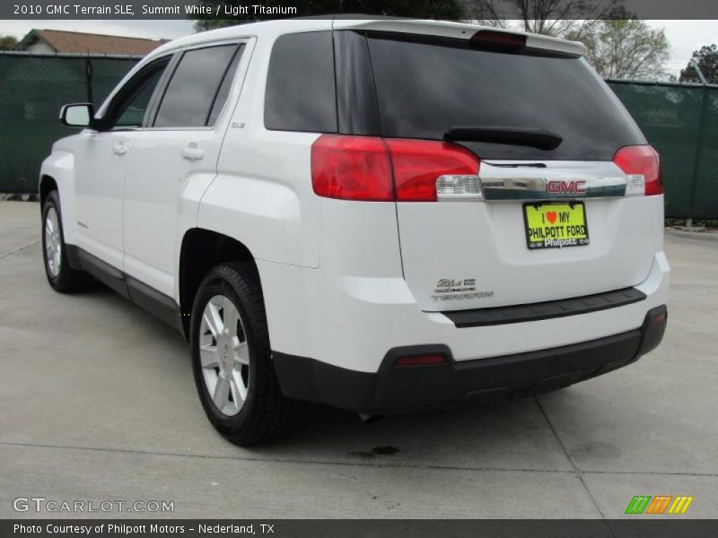 Summit White / Light Titanium 2010 GMC Terrain SLE