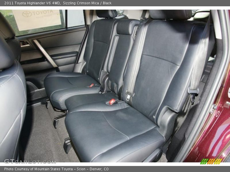  2011 Highlander V6 4WD Black Interior