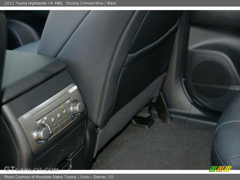 Sizzling Crimson Mica / Black 2011 Toyota Highlander V6 4WD