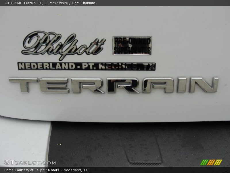 Summit White / Light Titanium 2010 GMC Terrain SLE