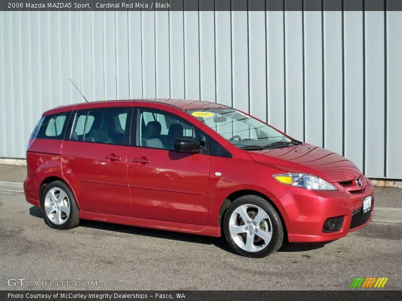 Cardinal Red Mica / Black 2006 Mazda MAZDA5 Sport